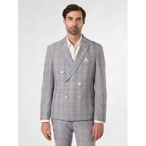 Finshley & Harding London Business-colbert ' Brixdon '  blauw / grijs / wit