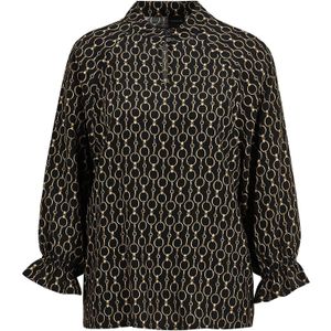 MADELEINE Blouse  beige / zwart