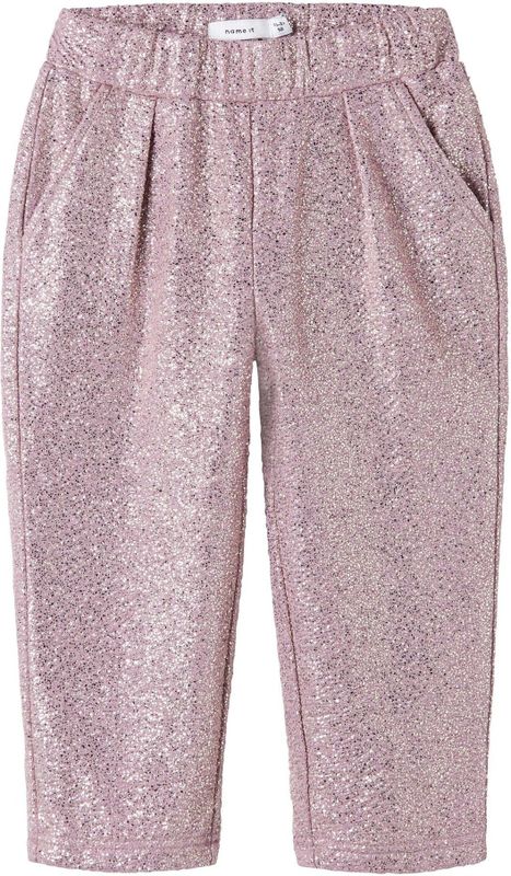 Broek - Regular Fit - Glitter Detail - Zijzakken