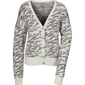 MADELEINE Gebreid vest  grafiet / wolwit