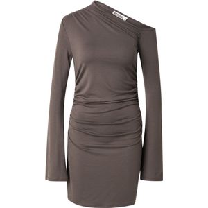 WEEKDAY Jurk 'Erin'  donkerbruin