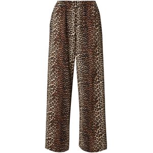 PIECES Broek 'PCJEO'  bruin / cappuccino / zwart