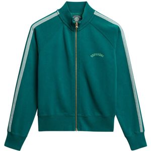 Superdry Trainingsjack  spar / wit