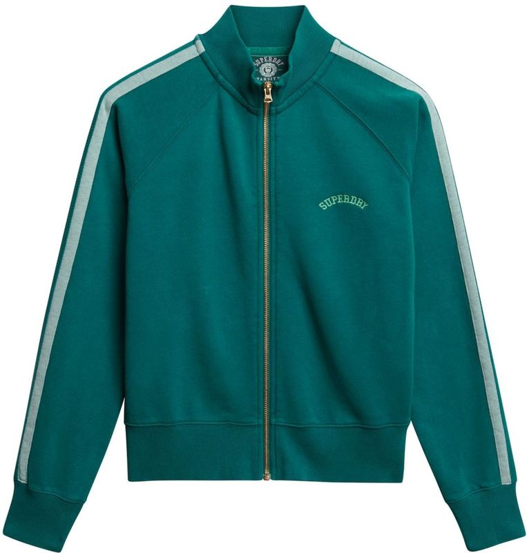 Superdry Trainingsjack  spar / wit