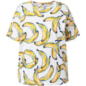 Studio Untold Shirt  navy / lichtgeel / donkergeel / rosa / offwhite