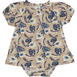 Müsli by GREEN COTTON Rompertje/body  beige / ecru / marine