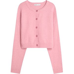 Bershka - Gebreid Vest - Rosa