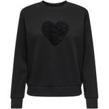 JDY Sweatshirt 'JDYParis'  zwart