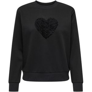 JDY Sweatshirt 'JDYParis'  zwart