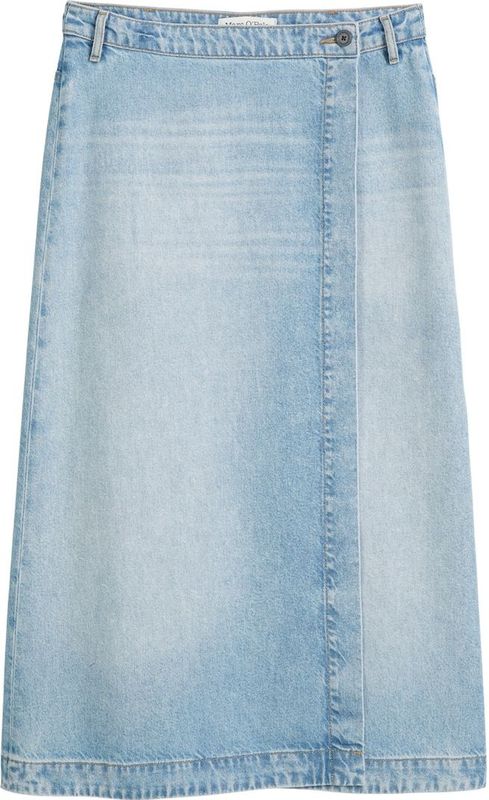 Marc O'Polo - A-lijnrok - Denim - Midi - Wikkellook