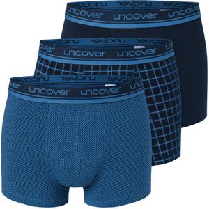 uncover by SCHIESSER Boxershorts 'Cotton'  marine / azuur