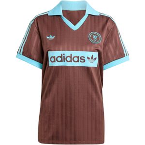 adidas ORIGINALS - Shirt - Lichtblauw - Graphic Football-Inspired - Poloshirt