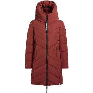 khujo Wintermantel 'Darka2-YM'  donkerrood