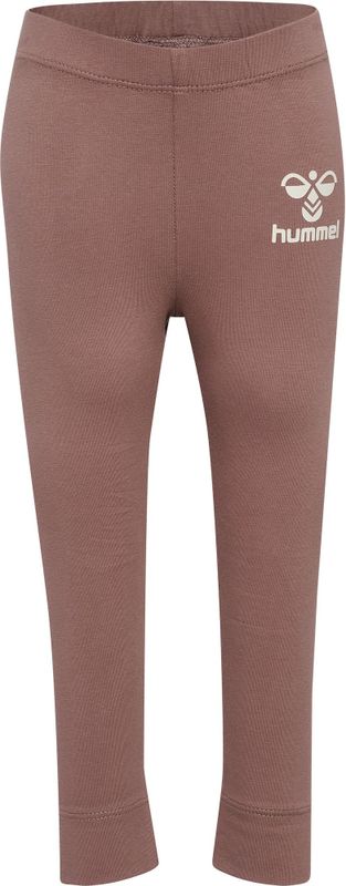 Hummel - Leggings - Roestbruin / Offwhite - Slimfit