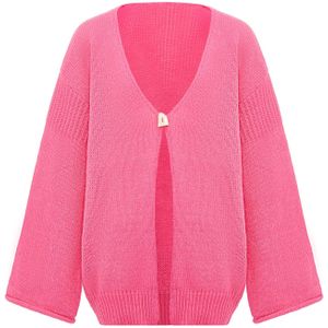 Sidona Gebreid vest  pink