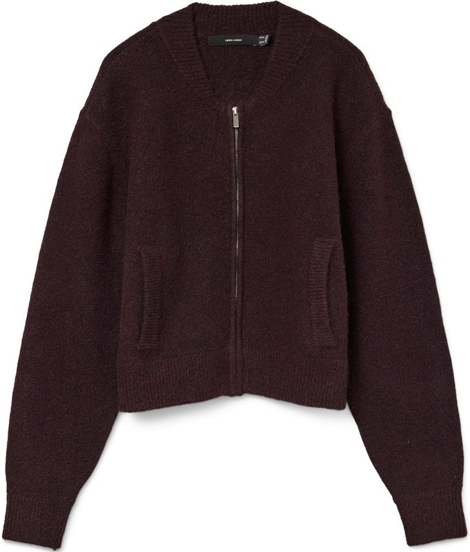 Vmhanna - Gebreid Vest - O-hals - Lange Mouwen - Regular Fit