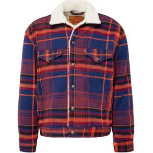 Tussenjas 'Plaid Vintage Fit Sherpa Trucker'