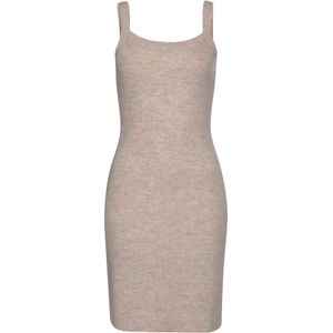 LASCANA Gebreide jurk  beige