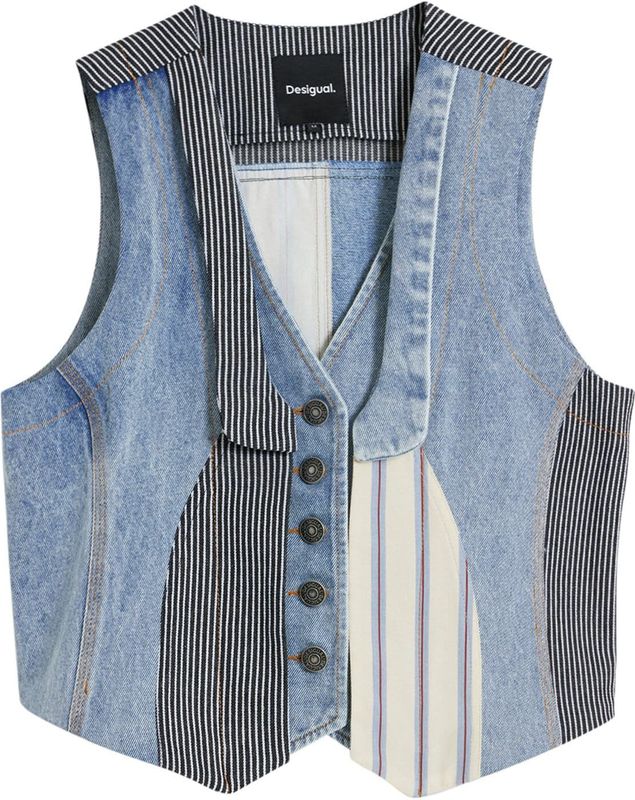 Patchwork - Spijkerhesje - Kleur - Materiaal