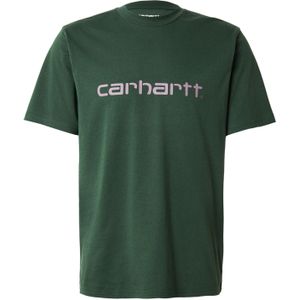 Carhartt WIP Shirt 'Script'  groen / rosa