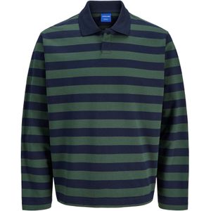 JACK & JONES Sweatshirt 'JORBLEECKER'  blauw / groen