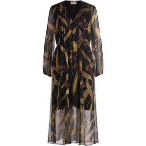 Cartoon Jurk  lichtbruin / zwart