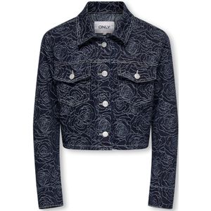 ONLY GIRLS Tussenjas 'KOGGIANNA'  donkerblauw / wit