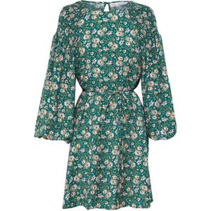 The Fated Jurk 'Bennett'  geel / groen / rosa / wit