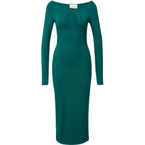 A LOT LESS Jurk 'Juliana'  donkergroen