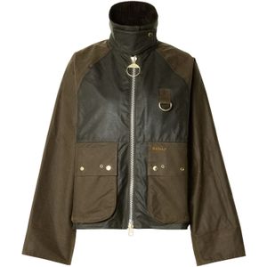 Barbour Tussenjas 'Kearton'  olijfgroen / zwart