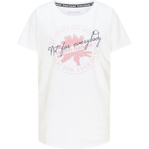 Bruno Banani Shirt 'Jenkins'  pink / zwart / wit