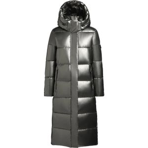 khujo Wintermantel  zilvergrijs