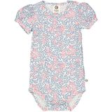 Müsli Romper s/s - Petit Puff - Conditioner Cream/Bubblegum - Müsli - 68 - Romper S/S