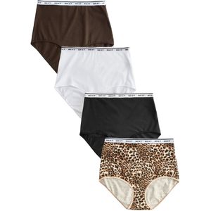 Next Slip  bruin / donkerbruin / zwart / wit