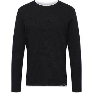 Key Largo Trui 'Stefano'  nachtblauw / wit