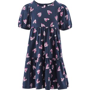 happy girls - Jurk - Navy - Jersey - Knielengte - Kwartmouw