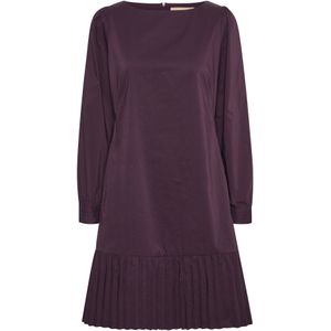 CULTURE Jurk 'Antoinett'  aubergine