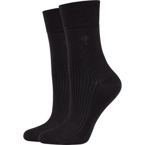 Huissokken - Zwart - Katoenmix