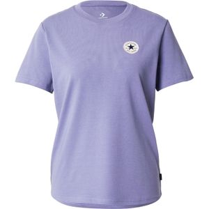 CONVERSE Shirt  lila / wit
