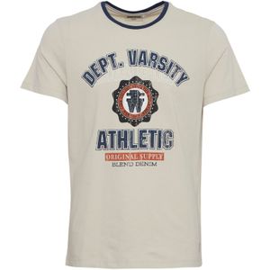 BLEND Shirt 'Orion'  beige / navy / oranje / rood