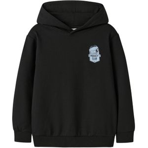 NAME IT Sweatshirt 'NKMVugo'  lichtblauw / zwart