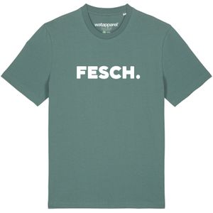 Watapparel Shirt 'Fesch'  basaltgrijs / wit