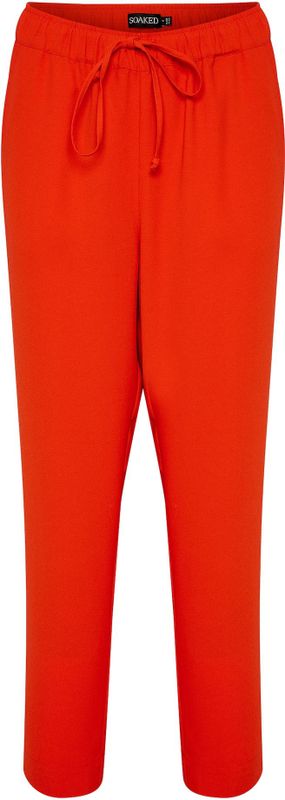 SOAKED IN LUXURY Broek 'Shirley'  oranjerood