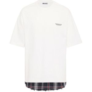 Dandalo Shirt 'Jacky'  ecru / rood / zwart