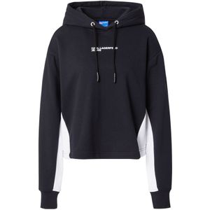 KARL LAGERFELD JEANS Sweatshirt  zwart / wit