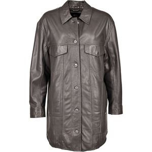 Maze Tussenmantel  chocoladebruin