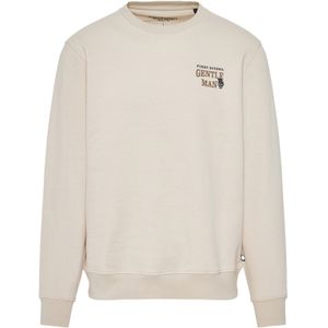 Funky Buddha Sweatshirt  crème / camel / donkergrijs