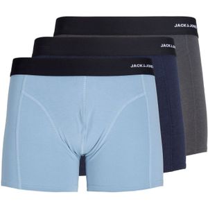 JACK & JONES Boxershorts  navy / lichtblauw / grijs