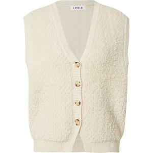 EDITED Gebreid vest 'Yuna'  crème