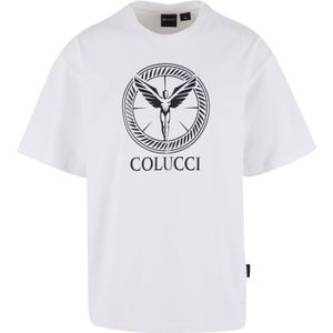 Colucci Shirt 'Ikarus'  grijs / zwart / wit